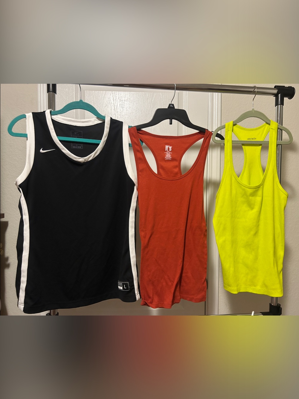 Nike Black Tank Top with White Trim
